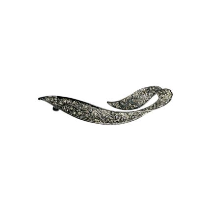 Spilla vintage - baffo argento