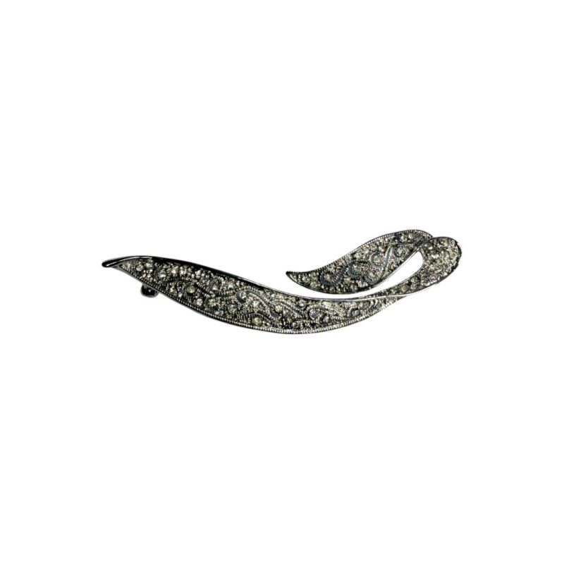 Spilla vintage - baffo argento