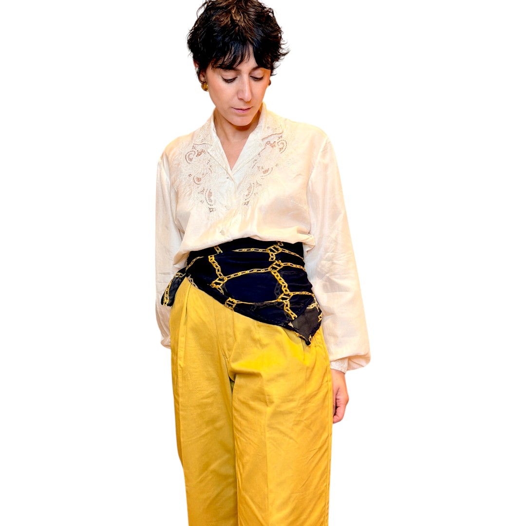 IMG_7744 Carrera - pantalone sartoriale senape