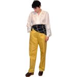 Camicia vintage in seta ricamata
