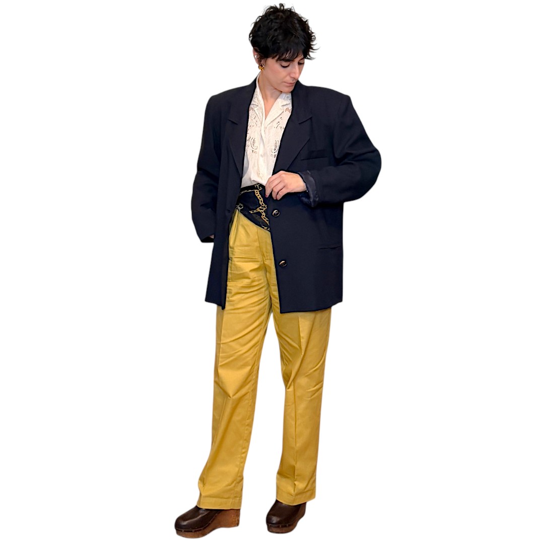 IMG_7750 Carrera - pantalone sartoriale senape