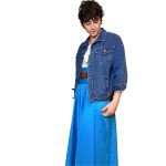 Giacca vintage in denim scuro