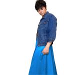 Giacca vintage in denim scuro