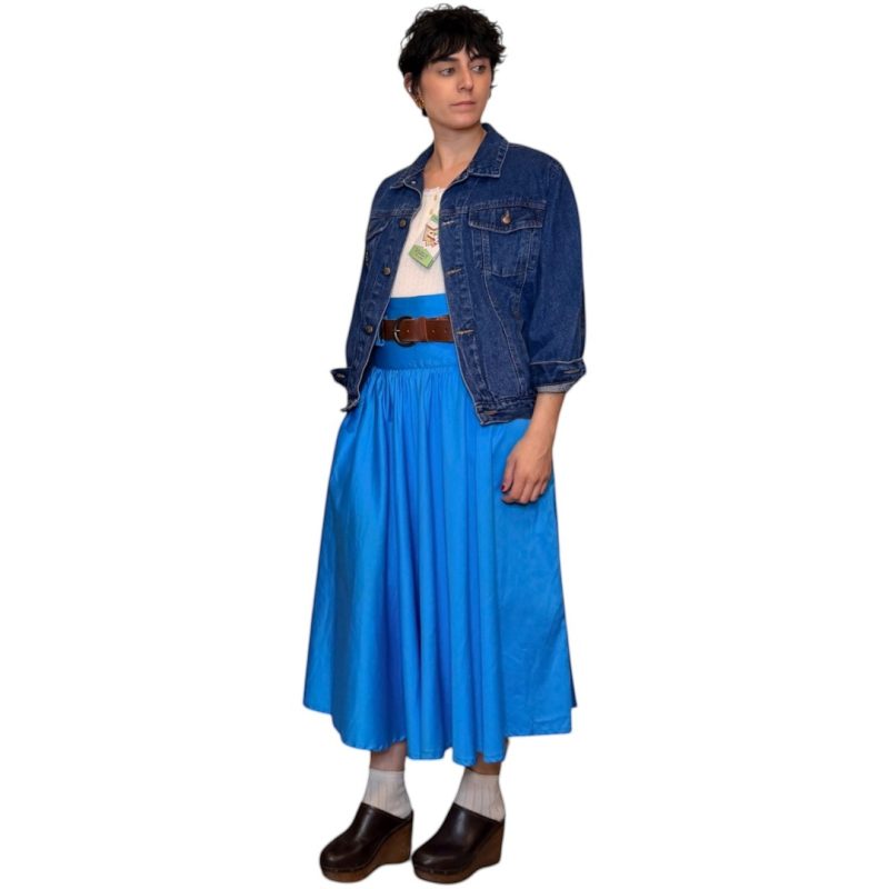 Giacca vintage in denim scuro