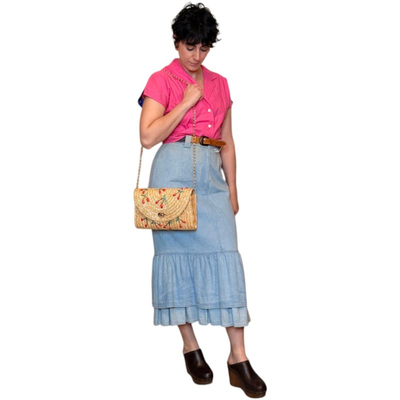 Top fucsia in cotone