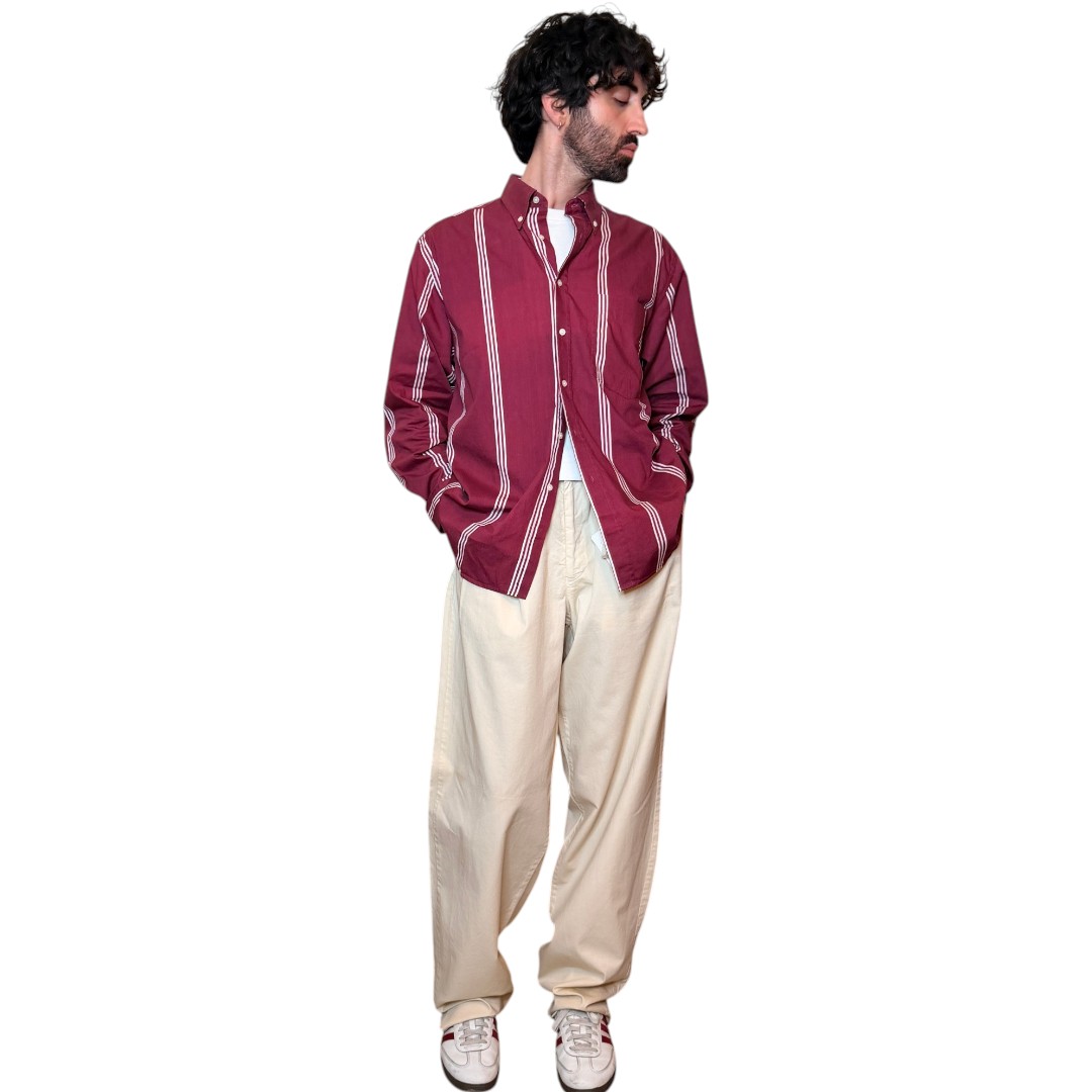 IMG_8136 Pantalone sartoriale in cotone - beige
