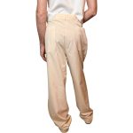 Pantalone sartoriale in cotone - beige