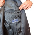 Blazer vintage doppio petto - grigio scuro