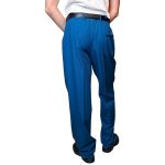 Pantalone sartoriale in cotone - blu