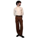 Pantalone sartoriale marrone