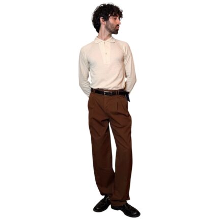 Pantalone sartoriale marrone