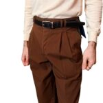 Pantalone sartoriale marrone