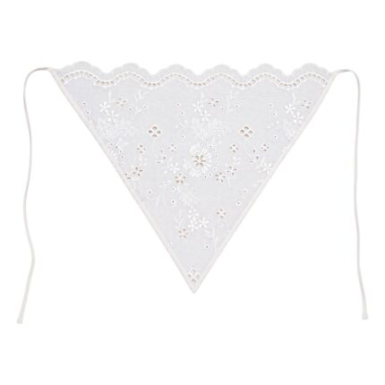 Vintage Groove Handmade – Bandana in sangallo con ricamo