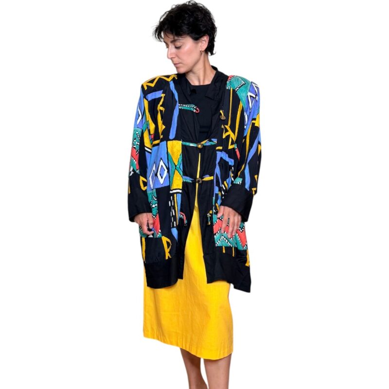 Giacca vintage multicolor