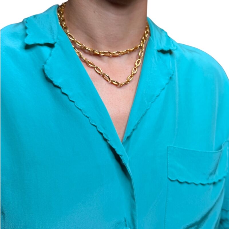 Collana vintage catena dorata