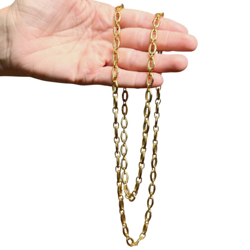 Collana vintage catena dorata
