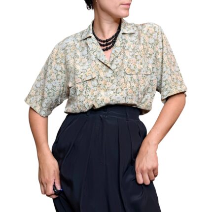 Camicia vintage a fiorellini