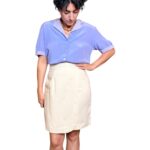 Camicia vintage lilla - 100% seta