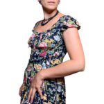Collana vintage nera sottile