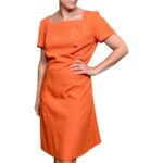 Abito vintage arancione