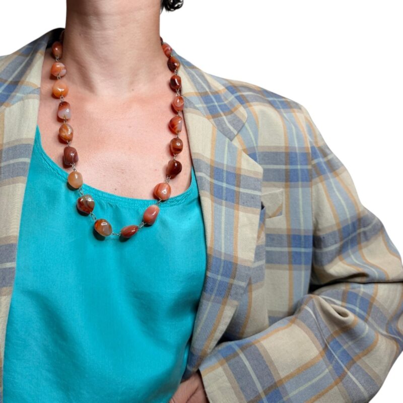 Collana vintage con pietre