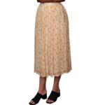 Gonna vintage beige - 100% viscosa