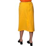 Gonna vintage gialla - 100% cotone