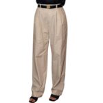 Pantalone sartoriale beige