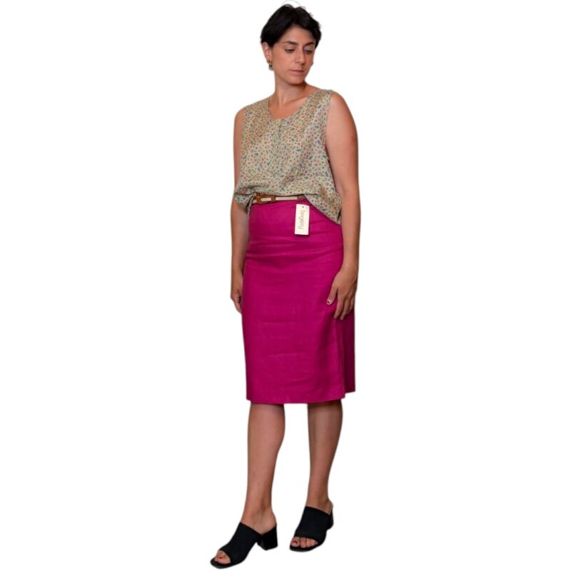 Top vintage fantasia - 100% seta