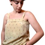 Top sartoriale fantasia - 100% seta