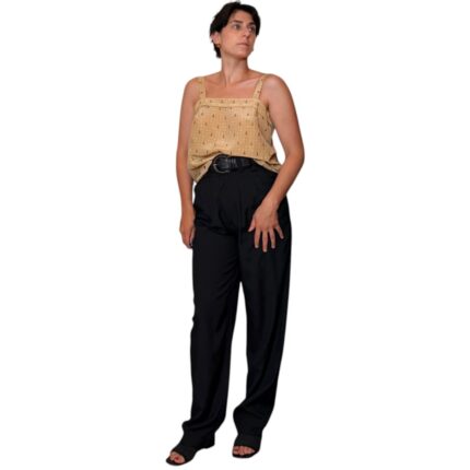 Top sartoriale fantasia - 100% seta