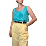 Pantalone sartoriale giallo