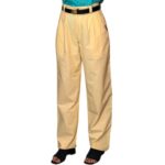 Pantalone sartoriale giallo