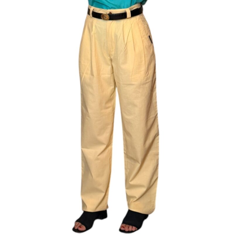Pantalone sartoriale giallo