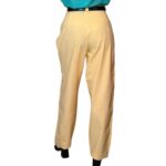 Pantalone sartoriale giallo