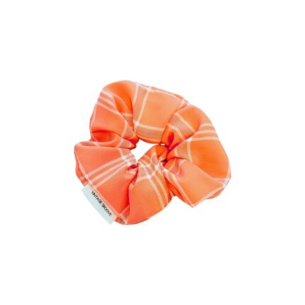 Vintage Groove Handmade - Scrunchie pesca - 100% seta