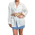 Camicia vintage bianca - 100% lino