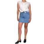 Camicia vintage bianca ricamata