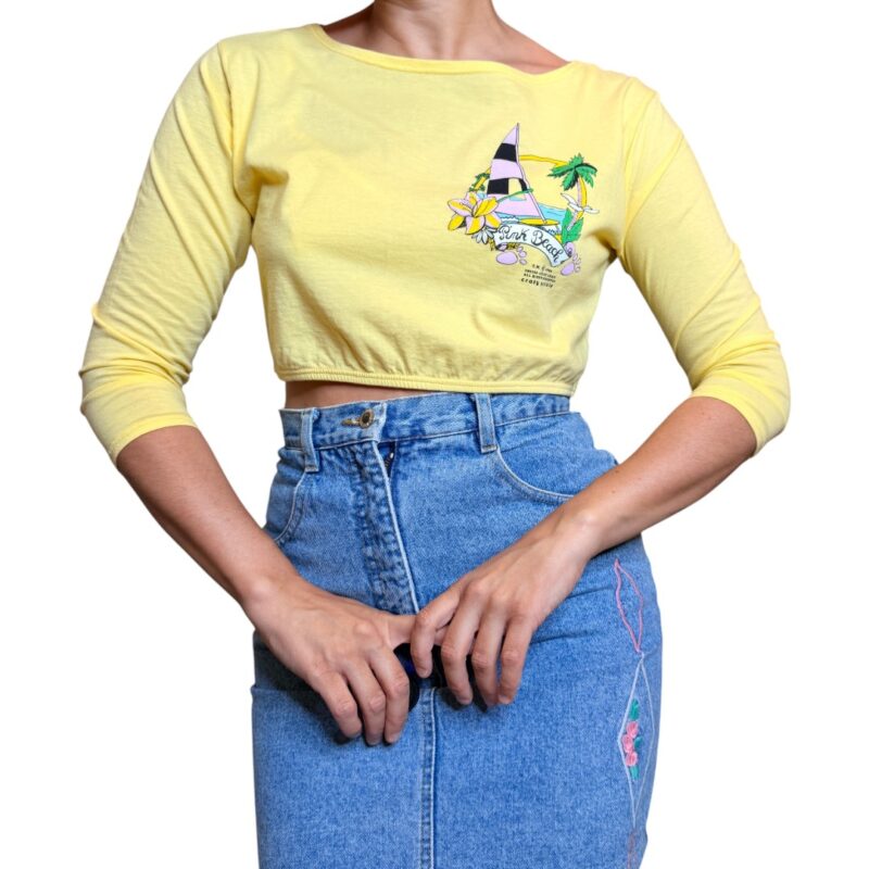 Top giallo Pantera Rosa