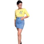 Top giallo Pantera Rosa