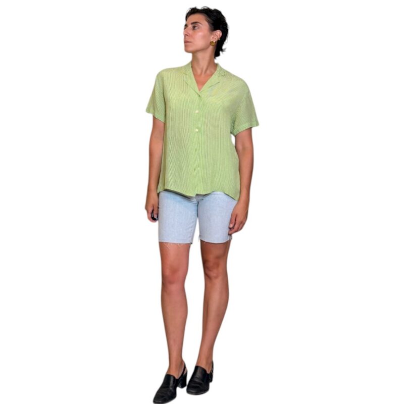 Camicia vintage a quadretti - 100% viscosa