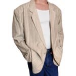 Blazer vintage beige - 100% cotone