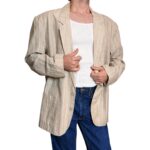 Blazer vintage beige - 100% cotone