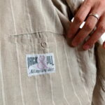 Blazer vintage beige - 100% cotone