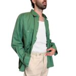 Camicia vintage verde - 100% cotone