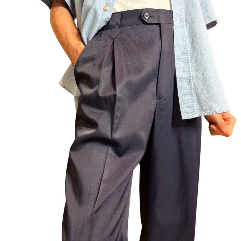 Pantalone sartoriale blu scuro