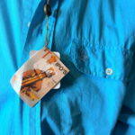 Camicia vintage azzurra - 100% cotone