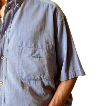 Armani Jeans - Camicia vintage blu