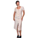 Abito vintage sartoriale beige