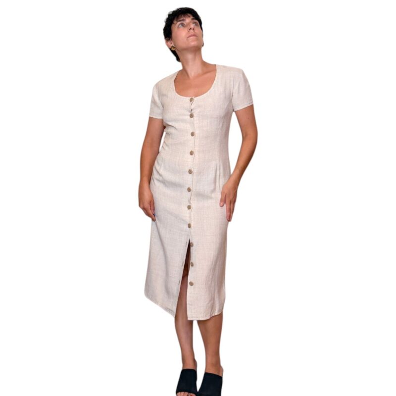 Abito vintage sartoriale beige
